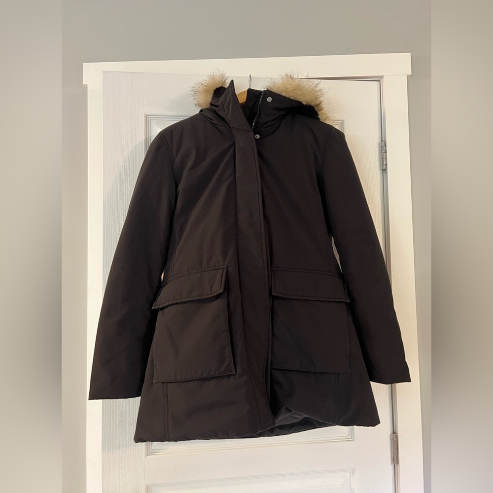Uniqlo Women’s Parka Jacket Detachable Hood